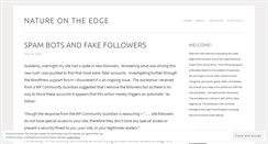 Desktop Screenshot of natureontheedge.com